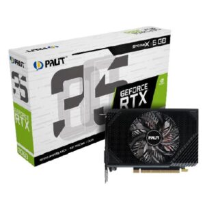 Palit RTX3050 StormX, 6GB DDR6, DVI, HDMI, DP, 1470MHz Clock, Compact Design - Image 2