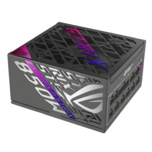 Asus ROG Strix 850W Platinum PSU, Fully Modular, 80+ Platinum, ATX 3.1, PCIe 5.0, GaN MOSFET, Intelligent Voltage Stabilizer - Image 2