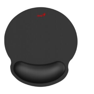 Genius G-WMP100 Ergonomic Mouse Pad with Wrist Rest for Support and Comfort with Anti-Slip Rubber Base, Black - Image 3