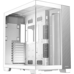 Antec Constellation C8 Aluminum White - Premium Full-View PC Case with Vertical Cooling, Dual Chamber Design, and Extensive Radiator Support - Image 2