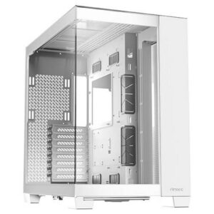 ANTEC Constellation C8 Dual Chamber Case, Gaming, White, Full Tower, 2 x USB 3.0 / 1 x USB Type-C, Seamless Left and Front Tempered Glass Side Panel, E-ATX, ATX, Micro ATX, ITX - Image 3