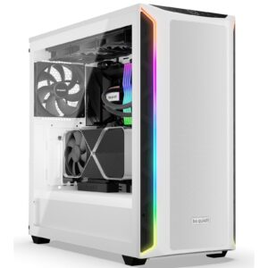 be quiet! Shadow Base 800 DX, ARGB, White, Mid Tower w/ Tempered Glass Window, 3x 140mm Fans, USB 3.2 Gen2,E-ATX/ATX/mATX/mITX - Image 3