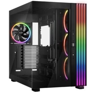 be-quiet! Light Base 900 FX, Black, Full Tower E-ATX Case, Massive ARGB LED Strip, Full Windowed Design, 4 Light Wings 140mm PWM fans included - Image 3