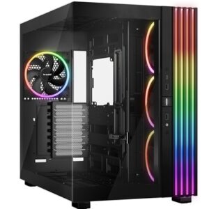 be-quiet! Light Base 900 FX, Black, Full Tower E-ATX Case, Massive ARGB LED Strip, Full Windowed Design, 4 Light Wings 140mm PWM fans included - Image 2