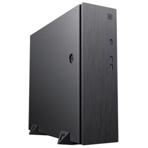 CiT S506 Case, Home & Business, Black, Slim Desktop Chassis, 2 x USB 3.0 / 1 x USB 2.0, Full Tool-Less Design, Micro ATX, Mini-ITX, TFX PSU Form Factor Required - Image 2