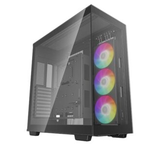 DeepCool CH780, Black, Full Tower Gaming Case, Tempered Glass, 1x 420mm ARGB Side fan, Mini-ITX / M-ATX / ATX / E-ATX - Image 2