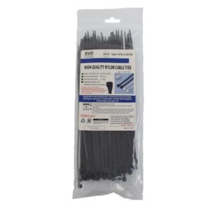 Evo Labs Black Cable Ties 200 x 2.5mm 100 Pack - Image 3