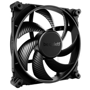 be quiet! Silent Wings 4 PWM High Speed Black Fan, 140mm, 1900RPM, 4-Pin PWM Fan Connector, Black Frame, Black Blades, Optimized Fan Blades for High End Performance, 2 Mounting Options - Image 3