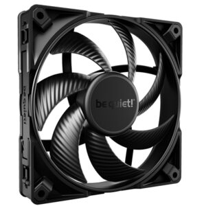 be quiet! Silent Wings Pro 4 PWM Black Fan, 140mm, 2400RPM, 4-Pin PWM Fan Connector, Black Frame, Black Blades, Optimized Fan Blades for the Highest Performance for Radiators & Heat Sinks, 3 Mounting Options, 3 Speed Switch - Image 2