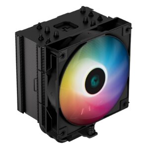 DeepCool AG500 BK ARGB Fan CPU Cooler, Universal Socket, Fine-Tuned 120mm PWM Addressable RGB Fan, 1850RPM, 5 Heat Pipes, 240W Heat Dissipation Power, Unique Matrix Fin Design, Intel LGA 1700 Bracket Included - Image 3