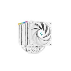 DeepCool AK620 Digital CPU Cooler, White, 2x 120mm Fan, Dual Tower, ARGB, 6x Direct Touch Copper Heatpipes, Intel/AMD - Image 3