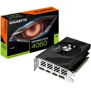 Gigabyte NVIDIA GeForce RTX 4060 D6 8G Graphics Card, 8GB GDDR6, 3072 CUDA Cores, 2460 MHz Core Clock, Single Fan, 2x DisplayPorts / 2x HDMI Ports - Image 2