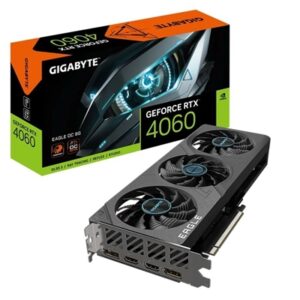 Gigabyte NVIDIA GeForce RTX 4060 EAGLE OC 8G Graphics Card, 8GB GDDR6, 3072 CUDA Cores, 2505 MHz Core Clock, Triple Fan, 2x DisplayPorts / 2x HDMI Ports - Image 2