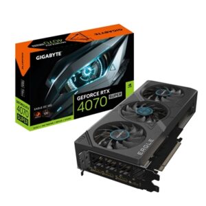 Gigabyte NVIDIA GeForce RTX 4070 SUPER EAGLE OC 12G Graphics Card, 12GB GDDR6X, 7168 CUDA Cores, 2535 MHz Core Clock, Triple Fan, RGB, 3x DisplayPorts / 1x HDMI Port - Image 2