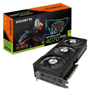 Gigabyte NVIDIA GeForce RTX 4070 SUPER GAMING OC 12G Graphics Card, 12GB GDDR6X, 7168 CUDA Cores, 2565 MHz Core Clock, Triple Fan, RGB, 3x DisplayPorts / 1x HDMI Port - Image 2