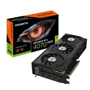 Gigabyte NVIDIA GeForce RTX 4070 SUPER WINDFORCE OC 12G Graphics Card, 12GB GDDR6X, 7168 CUDA Cores, 2505 MHz Core Clock, Triple Fan, 3x DisplayPorts / 1x HDMI Port - Image 2