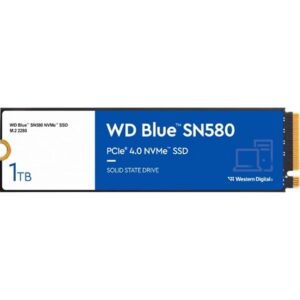 WD Blue SN580 (WDS100T3B0E) 1TB NVMe M.2 Interface, PCIe Gen4, 2280, Read 4150MB/s, Write 4150MB/s, 5 Year Warranty - Image 2