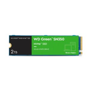 WD Green SN350 (WDS200T3G0C) 2TB NVMe SSD, M.2 Interface, PCIe Gen3, 2280, Read 3200MB/s, Write 3200MB/s, 3 Year Warranty - Image 3