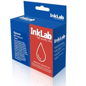 InkLab 712 Epson Compatible Cyan Replacement Ink - Image 2