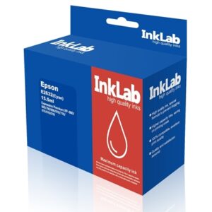 InkLab 2632 Epson Compatible Cyan Replacement Ink - Image 2