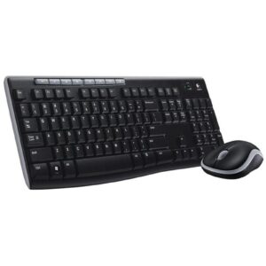 Logitech MK270 Wireless Keyboard and Mouse Combo for Windows, 2.4 GHz Wireless, Compact Mouse, 8 Multimedia and Shortcut Keys for PC and Laptop, QWERTY UK English Layout, Black - Image 3