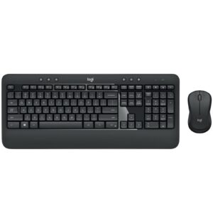 Logitech MK540 Advanced Wireless Keyboard and Mouse Combo for Windows, 2.4 GHz Unifying USB-Receiver, Multimedia Hotkeys, 3-Year Battery Life, for PC, Laptop, QWERTY UK Layout, Black - Image 3