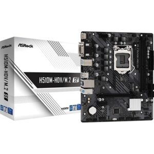 ASRock H510M-HDV/M.2 SE Intel 1200 Socket Motherboard, Micro-ATX, 2x DDR4 Slots, 1x M.2 Socket, GbE LAN, 1x D-Sub / 1x DVI-D / 1x HDMI Port - Image 2