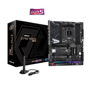 ASRock Z790 Taichi Lite Intel 1700 Socket Motherboard, E-ATX, 4x DDR5 Slots, 6x M.2 Sockets, 2x USB-C Port, Fitted I/O Shield, 2.5GbE LAN, Wi-Fi 6E, 1x HDMI Port / 2x Thunderbolt - Image 2