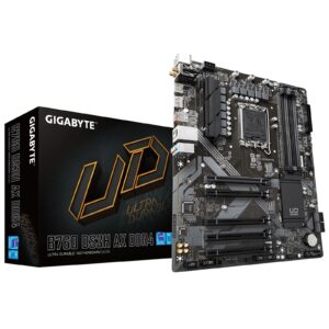 Gigabyte B760 DS3H AX DDR4 Ultra Durable Intel 1700 Socket Motherboard, ATX, 4x DDR4 Slots, 2x M.2 Sockets, 2x USB-C Port, GbE LAN, Wi-Fi 6E, 1x DisplayPort / 1x HDMI Port - Image 3