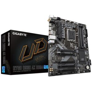 Gigabyte B760 DS3H AX DDR4 Ultra Durable Intel 1700 Socket Motherboard, ATX, 4x DDR4 Slots, 2x M.2 Sockets, 2x USB-C Port, GbE LAN, Wi-Fi 6E, 1x DisplayPort / 1x HDMI Port - Image 2