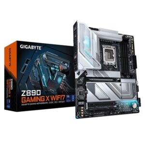 Gigabyte Z890 GAMING X WIFI7 Intel 1851 Socket Motherboard, ATX, 4x DDR5 Slots, 4x M.2 Sockets, 2x USB-C Port, Fitted I/O Shield, 2.5GbE LAN, Wi-Fi 7, 1x DisplayPort / 1x HDMI / 1x USB-C (USB4) - Image 2