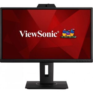 Viewsonic VG2440V 23 Inch Full HD IPS Monitor,  Widescreen, 60Hz, 5ms, VGA, HDMI, DisplayPort, Speakers, Webcam & Micrphone, Height Adjustable - Image 3