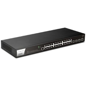 DrayTek VSG2282X-K VigorSwitch G2282x 24 Port Non-POE Fully Managed Layer 2+ Switch with 4x 10GbE SFP Ports - Image 3