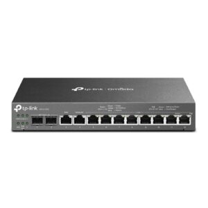 TP-Link ER7212PC 12-Port Gigabit PoE+ Simultaneous Dual-WAN Broadband VPN Router/Switch/Omada Controller incl. 2 x 1GbE RJ45/SFP (110W) - Image 3