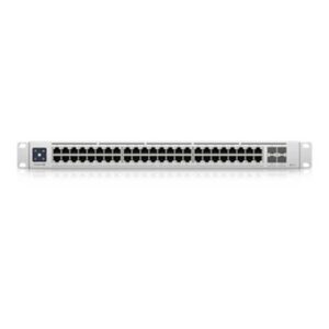 Ubiquiti USW-Enterprise-48-PoE UniFi 48-Port Layer 3 Managed Rackmount 2.5-Gigabit PoE+ Switch w/ 4 x 10GbE SFP+ Ports (720W) - Image 2