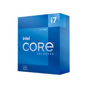 Intel 12th Gen Core i7-12700KF 12 Core Desktop Processor 20 Threads, 3.6GHz up to 5.0GHz Turbo, Alder Lake Socket LGA1700, 25MB Cache, 125W, Maximum Turbo Power 190W Overclockable CPU, No Cooler, No Graphics - Image 3