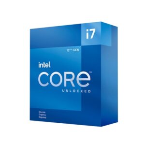 Intel 12th Gen Core i7-12700KF 12 Core Desktop Processor 20 Threads, 3.6GHz up to 5.0GHz Turbo, Alder Lake Socket LGA1700, 25MB Cache, 125W, Maximum Turbo Power 190W Overclockable CPU, No Cooler, No Graphics - Image 2