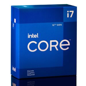 Intel Core i7 12700F 12 Core Processor Processor 20 Threads, 2.1GHz up to 4.9Ghz Turbo Alder Lake Socket LGA 1700 25MB Cache, 65W, Maximum Turbo Power 180W, Cooler, No Graphics - Image 3