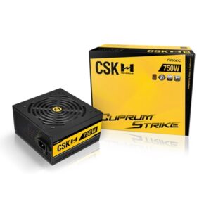 ANTEC Cuprum Strike CSK750H 750W PSU, 120mm Silent Fan, 80 PLUS Bronze, Semi Modular, UK Plug, Flat Black Cables, CircuitShield Industrial-Grade Protections - Image 2