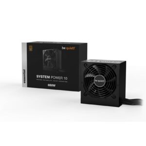 be quiet! System Power 10 650W PSU, 80 PLUS Bronze, Temperature Controlled Fan, Strong 12V Rail, 5 Year Warranty - Image 3