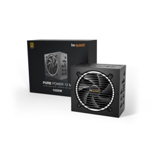 be quiet! Pure Power 12 M 1000W PSU, 80 PLUS Gold, Exceptionally Quiet 120mm Fan, ATX 3.0, 10 Year Warranty - Image 2