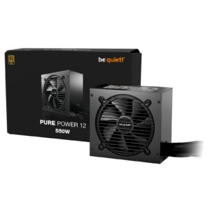 be quiet! 550W PURE POWER 12, 80 PLUS Gold, ATX 3.1 compliant and PCIe 5.1 compatible,10-year manufacturer's warranty - Image 3