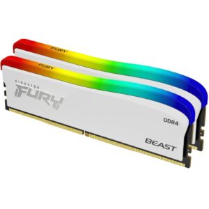 Kingston FURY Beast RGB, 32GB (2 x 16GB), DDR4, 3200MHz, Special Edition White, Unbuffered, 288-pin, DIMM, CL16, 1.35v - Image 3