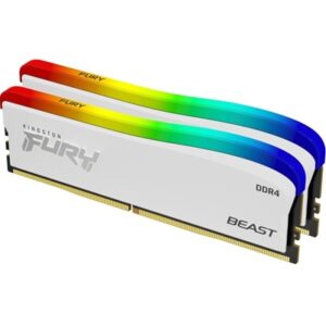 Kingston FURY Beast RGB, 32GB (2 x 16GB), DDR4, 3200MHz, Special Edition White, Unbuffered, 288-pin, DIMM, CL16, 1.35v - Image 2