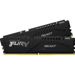 Kingston FURY Beast 64GB (2 x 32GB) 6000MHz DDR5 DIMM System Memory Black Heatsink - Image 3