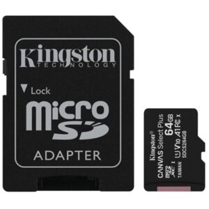 Kingston Canvas Select Plus 64GB Micro SD UHS-I (U1) Flash Card with Adapter - Image 2