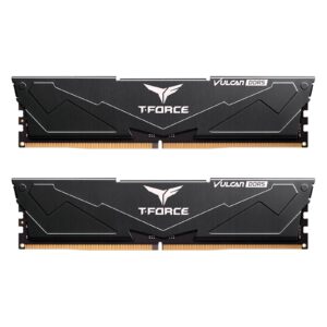 Team T-Force Vulcan FLBD516G6000HC38ADC01 System Memory, 16GB (2 x 8GB) DDR5, 6000MHz, CL38, Black - Image 3