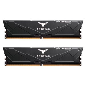 Team T-Force Vulcan FLBD516G6000HC38ADC01 System Memory, 16GB (2 x 8GB) DDR5, 6000MHz, CL38, Black - Image 2