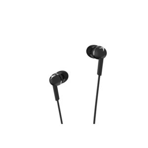 Genius HS-M300 In-Ear Headphones with In-Line Controller and Mic, Black - Image 2