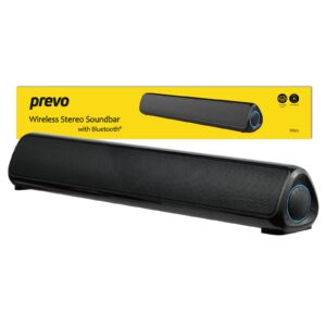 Prevo MS03 Wireless Stereo Soundbar with Bluetooth, USB & SD, Space-Saving Wireless Speaker for TV, Home Entertainment System, PC, Mobile Device & Gaming Consoles - Image 3